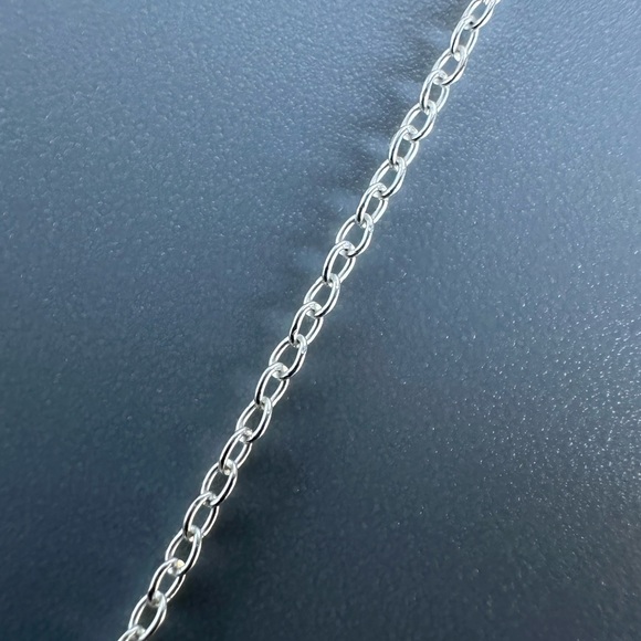 Sterling Silver CZ Dolphin Necklace - Picture 5 of 7